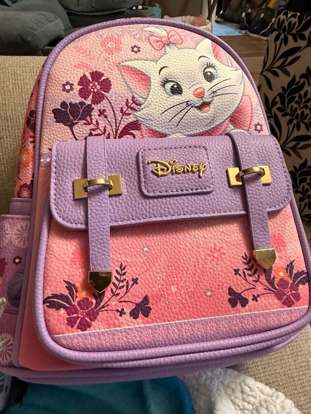 Disney The Aristocats Marie Floral Mini Backpack by Ruz/KBNL